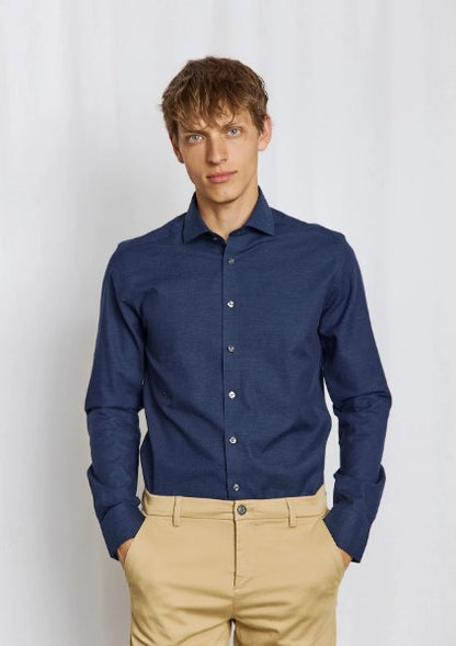 BS Fernando Modern Fit Shirt - Navy