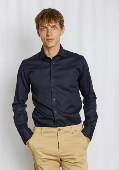 BS Miles Slim Fit Shirt - Black