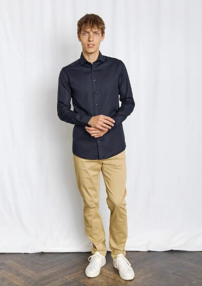 BS Miles Slim Fit Shirt - Black