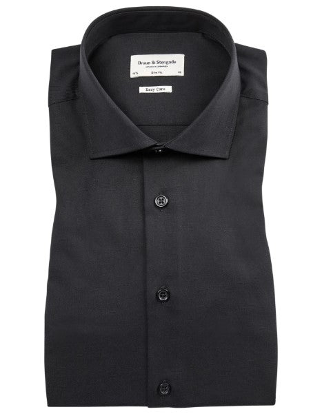 BS Miles Slim Fit Shirt - Black