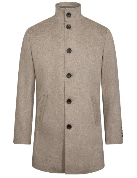 BS Ontario Slim Fit Coat - Light Brown