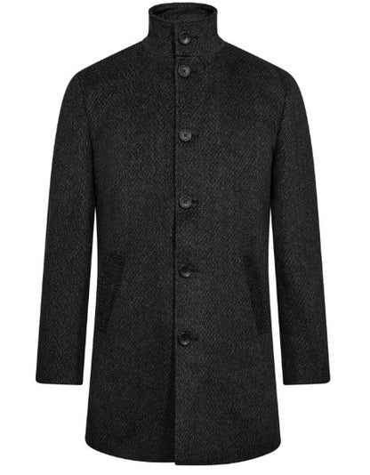 BS Ontario Slim Fit Coat - Dark Grey