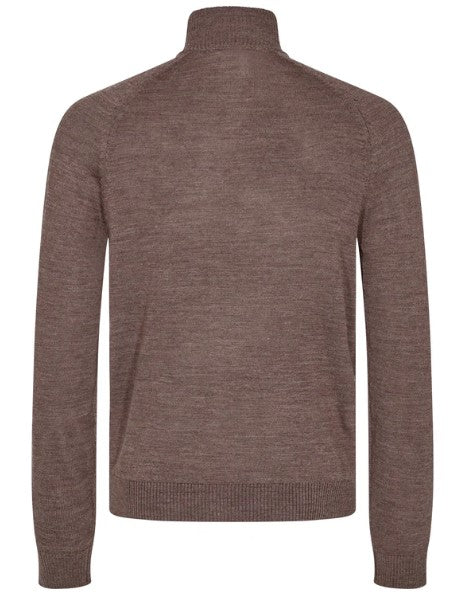 BS Pelle Regular Fit Knitwear - Brown