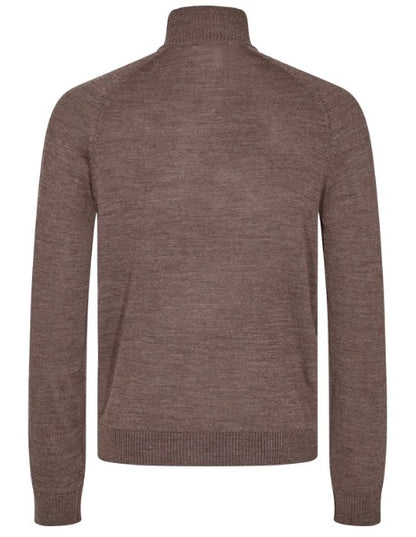BS Pelle Regular Fit Knitwear - Brown