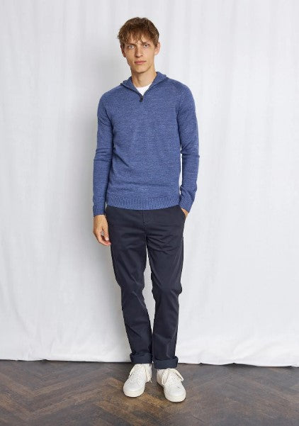 BS Pelle Regular Fit Knitwear - Ocean
