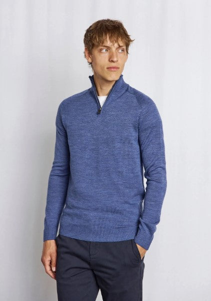 BS Pelle Regular Fit Knitwear - Ocean