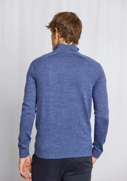 BS Pelle Regular Fit Knitwear - Ocean