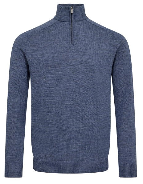 BS Pelle Regular Fit Knitwear - Ocean