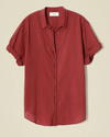 Xirena Channing S/S Shirt in Brick Red