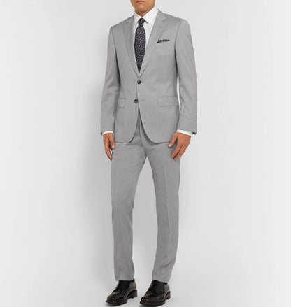 Hugo Boss Genius Nested Suit in Silver