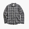 Billy Reid Hutcheson Bold Plaid Shirt - Grey & Black