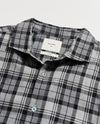 Billy Reid Hutcheson Bold Plaid Shirt - Grey & Black