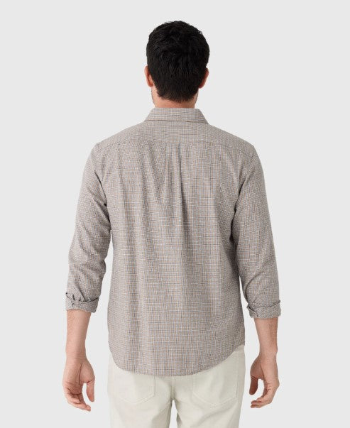 Billy Reid Hutcheson Plaid Sports Shirt - Stormy Sea Multi