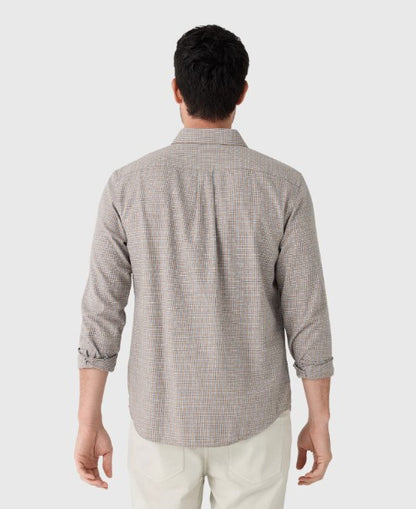 Billy Reid Hutcheson Plaid Sports Shirt - Stormy Sea Multi