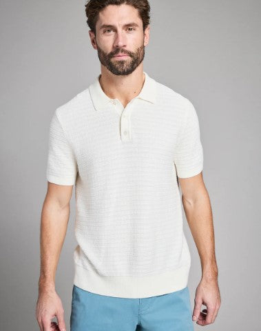 Billy Reid Lachlan Links Polo - White