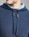 Billy Reid Rib Hoodie Pullover