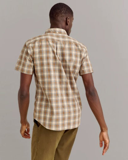 Billy Reid S/S Melange Plaid Tuscumbia Shirt Button Down