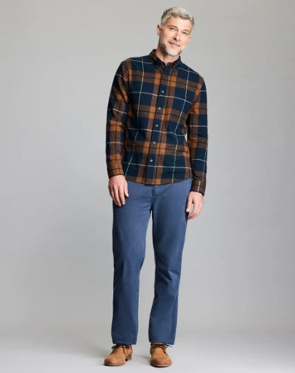 Billy Reid Brushed Bold Plaid Tuscumbia Shirt Button Down