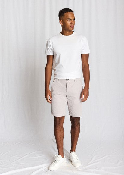 Bruun & Stengade BS Elio Regular Fit Shorts - Brown/White