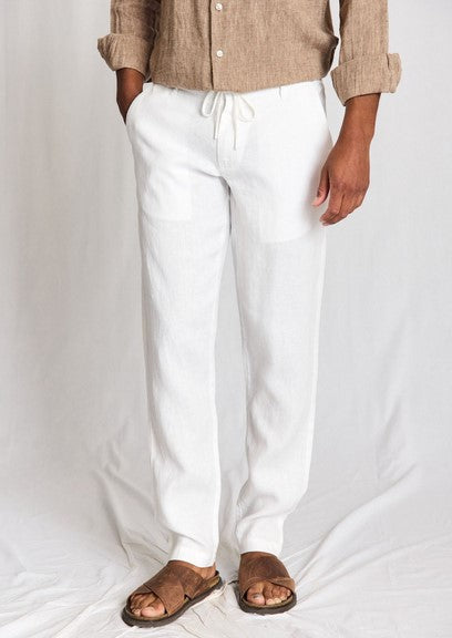 Bruun & Stengade BS Ginos Regular Fit Chinos - White