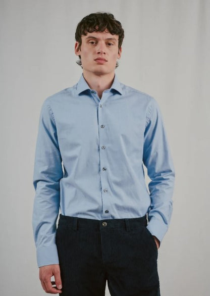 Bruun & Stengade Holme Modern Fit Shirt - Light Blue