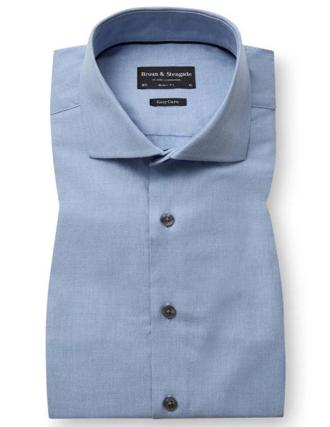 Bruun & Stengade Holme Modern Fit Shirt - Light Blue