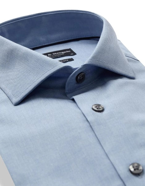 Bruun & Stengade Holme Modern Fit Shirt - Light Blue