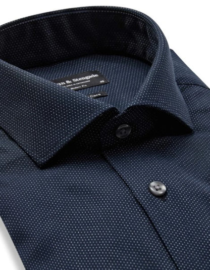 Bruun & Stengade Maas Shirt - Dark Navy