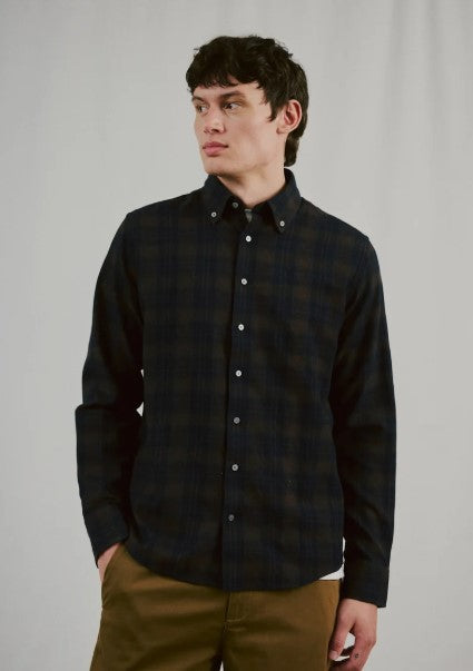 Bruun & Stengade BS Norodom Casual Modern Fit Shirt - Brown