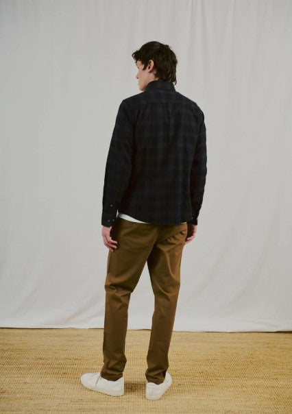 Bruun & Stengade BS Norodom Casual Modern Fit Shirt - Brown