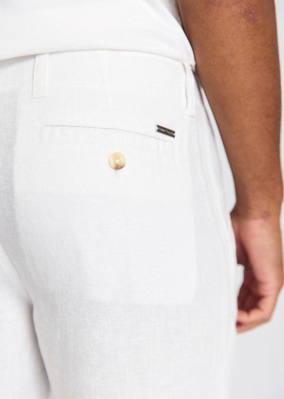 Bruun & Stengade BS Paolos Regular Fit Shorts - White