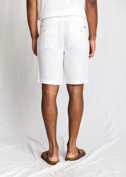 Bruun & Stengade BS Paolos Regular Fit Shorts - White