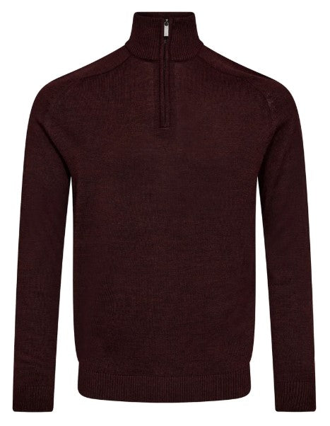 Bruun & Stengade BS Pelle Regular Fit Knitwear - Bordeaux