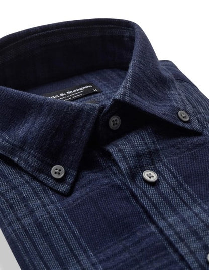 Bruun & Stengade BS Sihamoni Casual Modern Fit Shirt - Blue