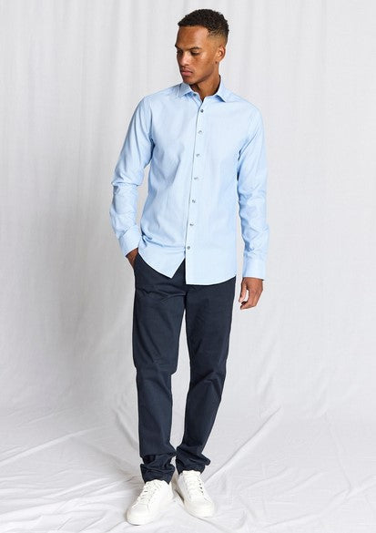 Bruun & Stengade Thorbjorn Modern Fit Shirt - Light Blue
