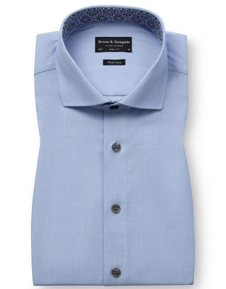 Bruun & Stengade Thorbjorn Modern Fit Shirt - Light Blue