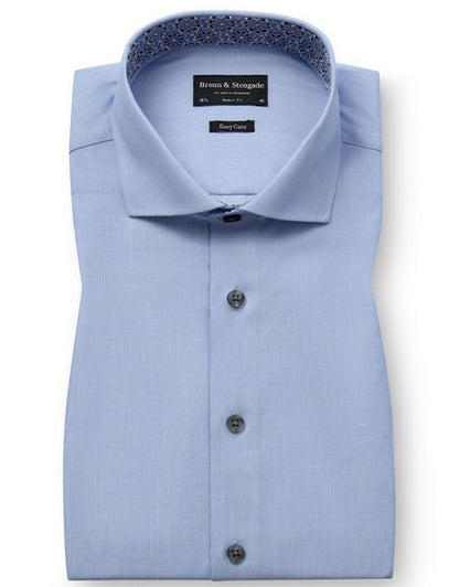 Bruun & Stengade Thorbjorn Modern Fit Shirt - Light Blue