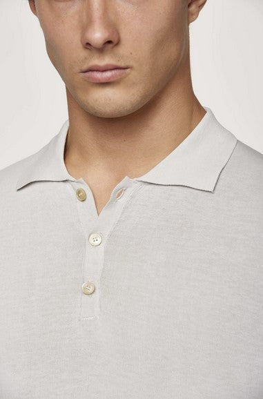 Daniele Fiesoli Cotton Long sleeve polo shirt - Navy