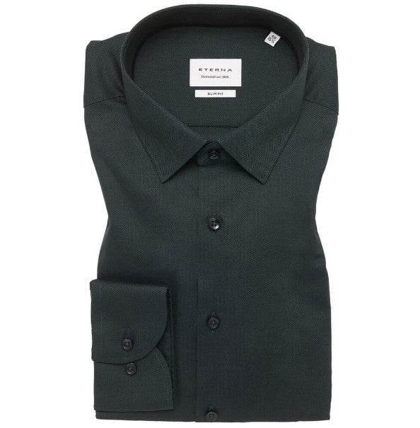 Eterna Slim Textured Dress Shirt