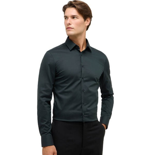 Eterna Slim Textured Dress Shirt