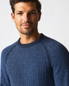 Marled Crewnekc Sweater in Carbon Blue