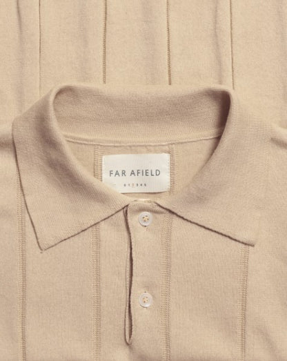 Far Afield Jacobs Punched Stripe Polo