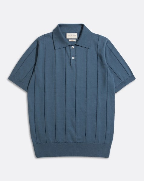 Far Afield Jacobs Punched Stripe Polo