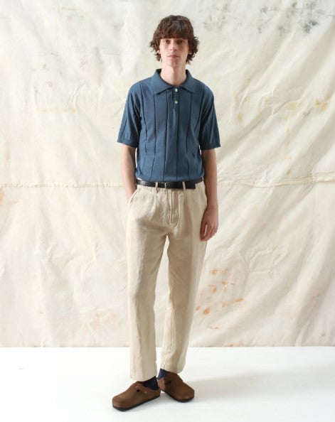 Far Afield Jacobs Punched Stripe Polo