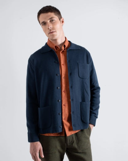 Far Afield Station Cardigan in Navy