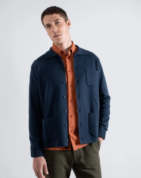 Far Afield Station Cardigan in Navy