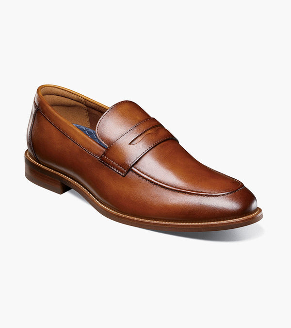 Florsheim Rucci Moc Toe Penny Loafer - Cognac