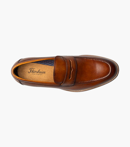 Florsheim Rucci Moc Toe Penny Loafer - Cognac