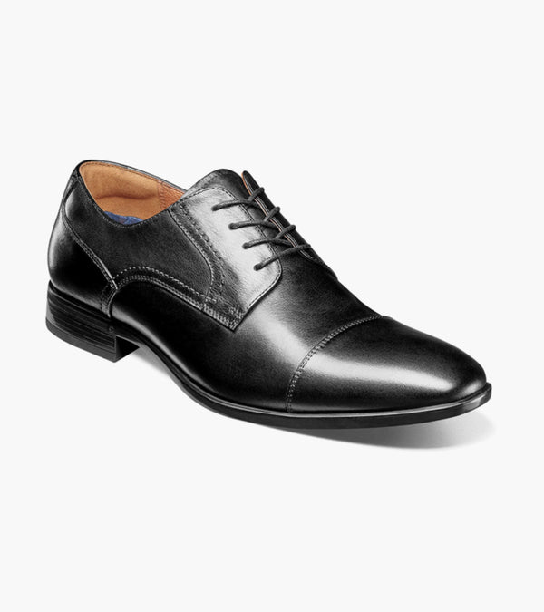 Florsheim Zaffiro Cap Toe Oxford - Black