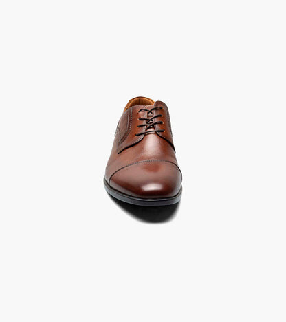 Florsheim Zaffiro Cap Toe Oxford - Cognac
